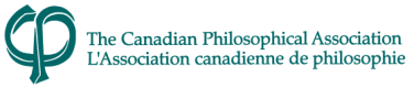φ
          Canadian Philosophical Association — l'Association canadienne de philosophie